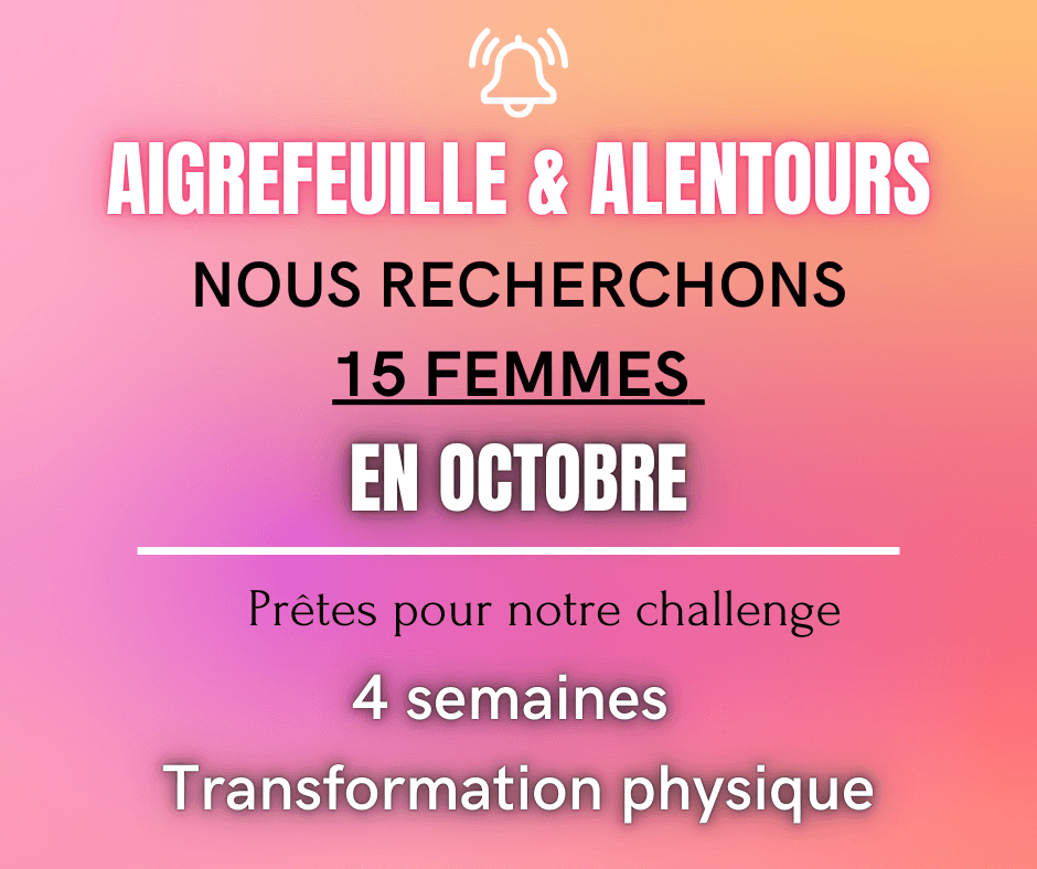 CHALLENGE TRANSFORMATION PHYSIQUE EN 4 SEMAINES